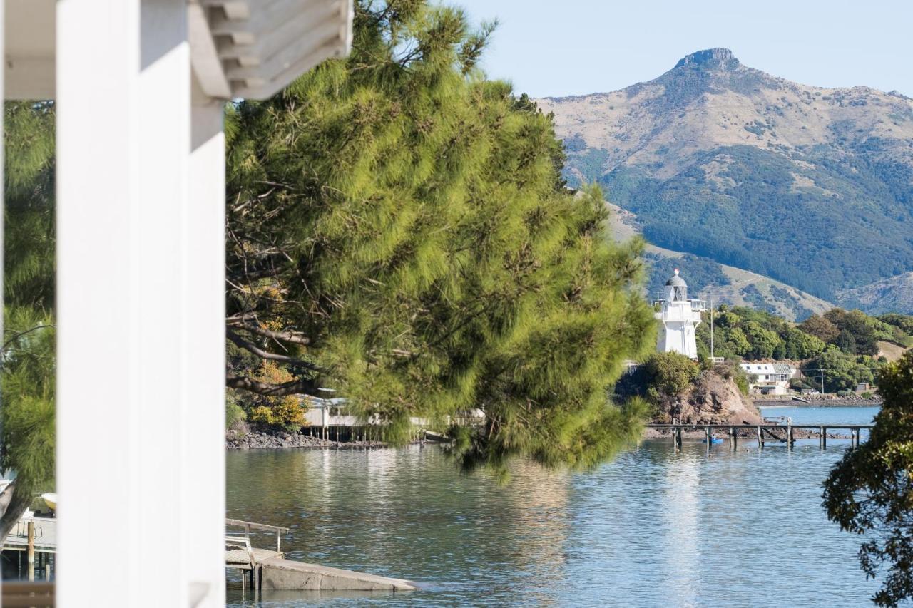 Bruce Waterfront Apartments Akaroa Buitenkant foto