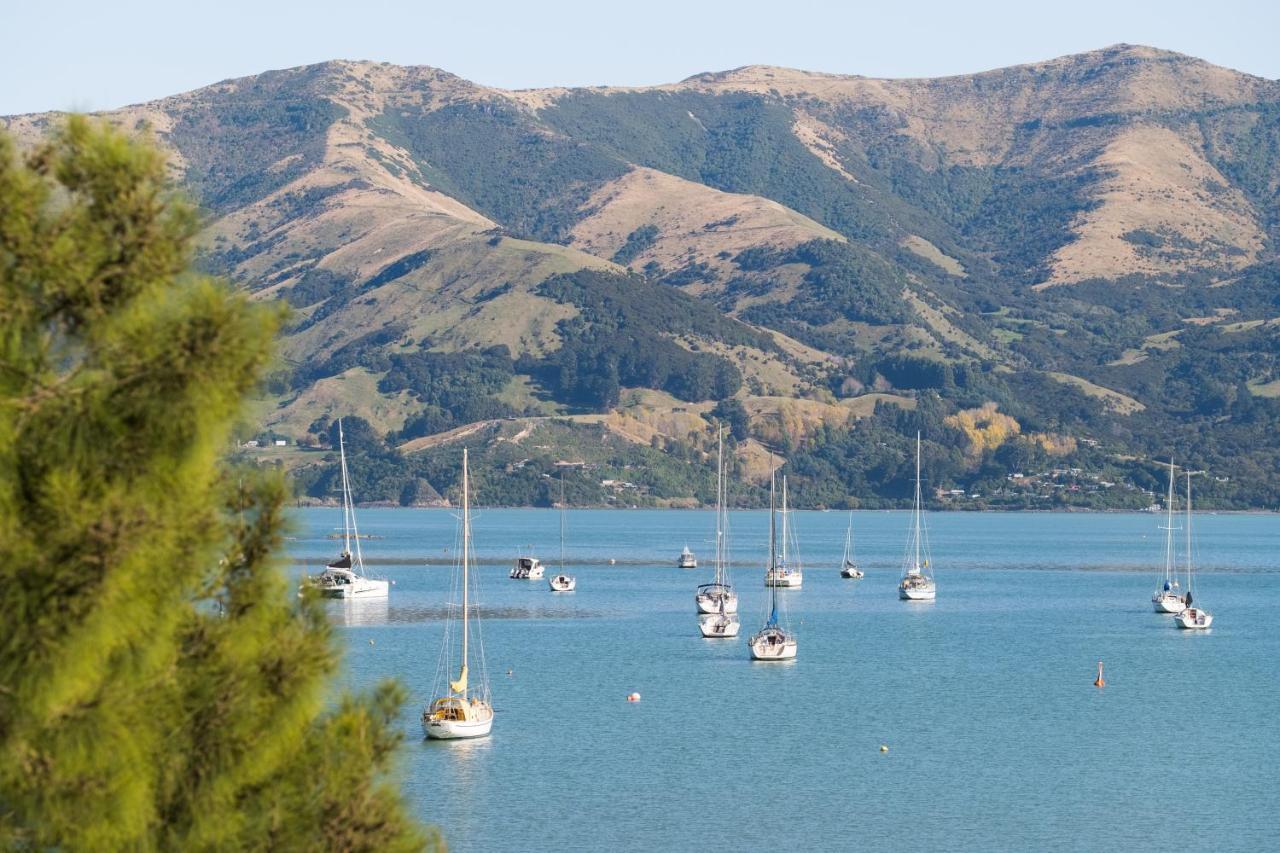 Bruce Waterfront Apartments Akaroa Buitenkant foto